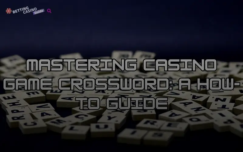 casino game crossword