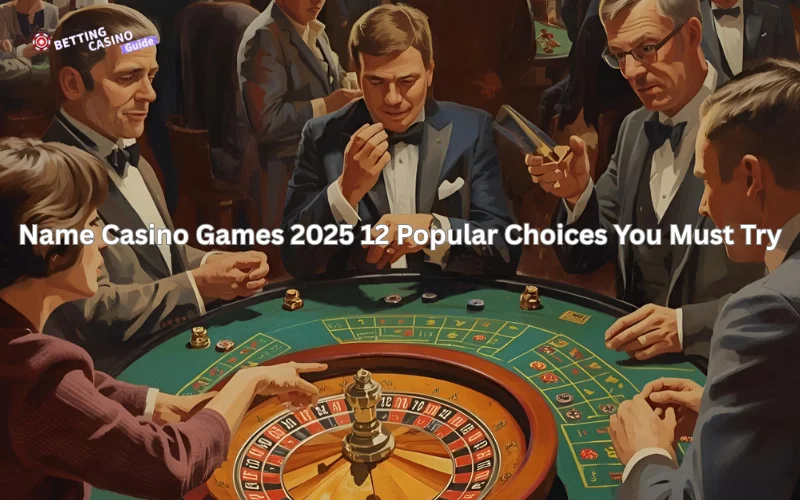 name casino games
